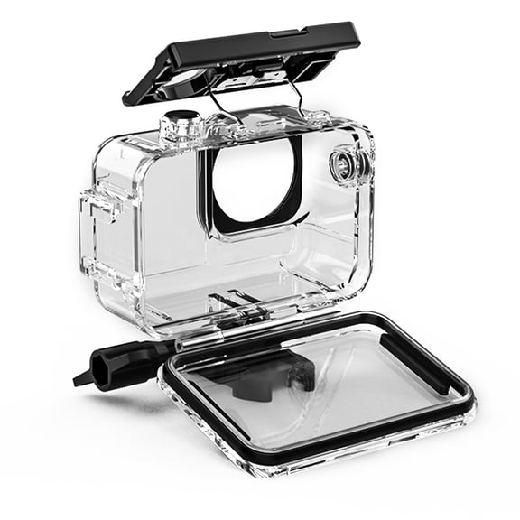 Waterproof Case IP68, 40m Depth, Expandable, PC+SS, Easy Installation for DJI Osmo Action3