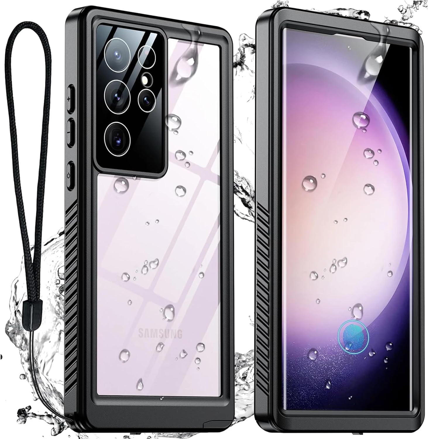 Waterproof Case for Samsung Galaxy S24 Ultra/S24 Plus/S24, IP68 Underwater 14FT Military Grade