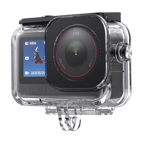 Waterproof Case for DJI Osmo Action 6, 60m (196ft) Diving Housing with Tempered Glass Lens, Underwater Protective Camera Cover with Anti-Fog Inserts
