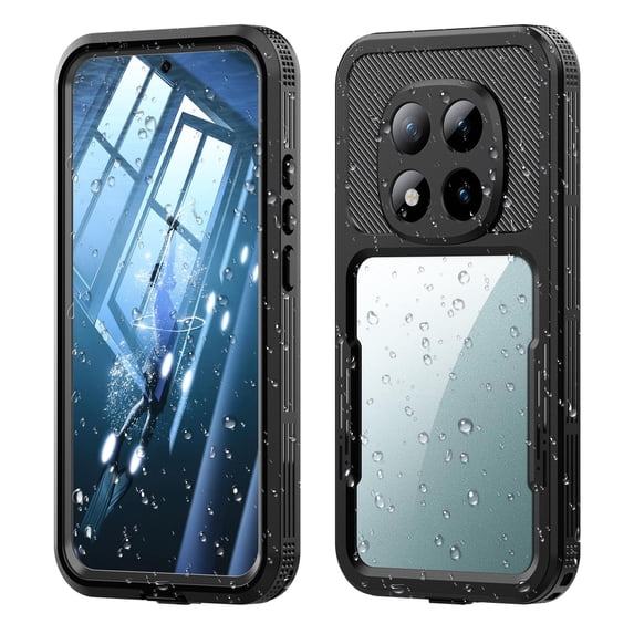 Waterproof Case for Xiaomi Redmi Note 15 Pro 5G, Built-in Screen ...