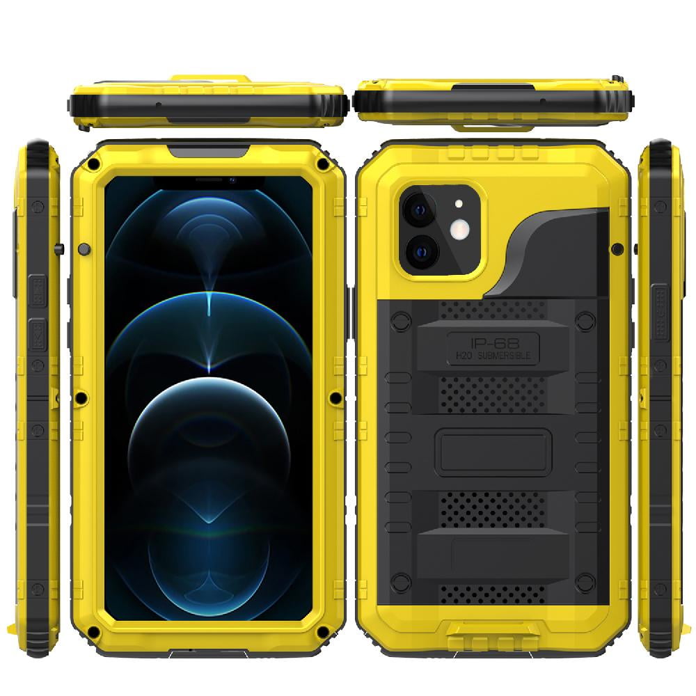 Waterproof Case for iphone 12 Pro Waterproof Built Metal Full Body Ip68 Waterproof Full Heavy