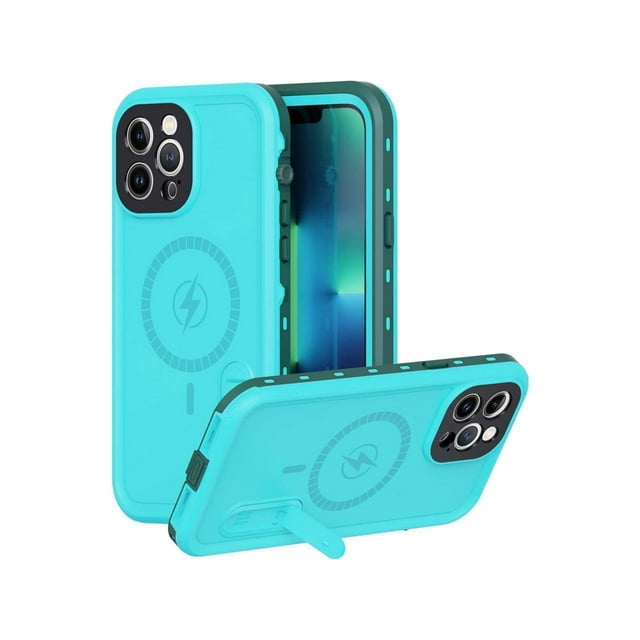 Waterproof Case for iPhone 13 Pro Max with MagSafe Charging, Builtin