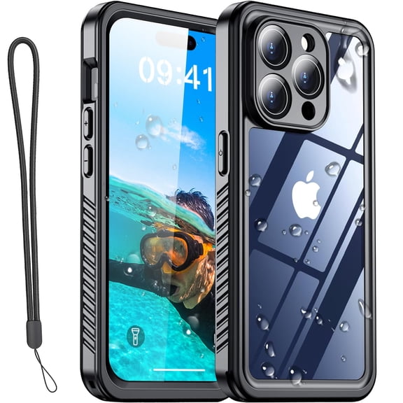 Waterproof Case for iPhone 15 Pro Max(6.7") Snowproof,Dustproof and Shockproof, IP68 Certified Full Body Protection Fully Sealed Underwater Cover for iPhone 15 Pro Max 6.7"_3