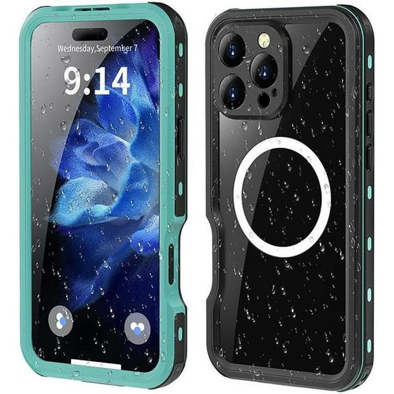 Waterproof Case for iPhone 16 Pro Max 6.7 inch with MagSafe Snowproof,Dustproof and Shockproof, IP68 Certified Full Body Protection Fully Sealed Underwater Cover for iPhone 16 Pro Max 6.7"