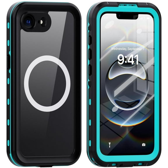 Waterproof Case for iPhone 16e, Shockproof Dustproof Built-in Screen Protector, Full Body Sealed Heavy Duty Protective Cover for iPhone 16e 6.1 Inches