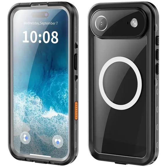 Waterproof Case for iPhone Air [Built-in Screen Protector & Camera Protector][Compatible with MagSafe][Full Body Shockproof][IP68 Waterproof][Dustproof] iPhone Case 6.5"