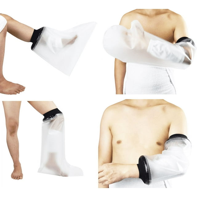 Waterproof Cast Cover, Cast Protector for Adult Kids Teens for Shower Bath, Keep Cast Bandage