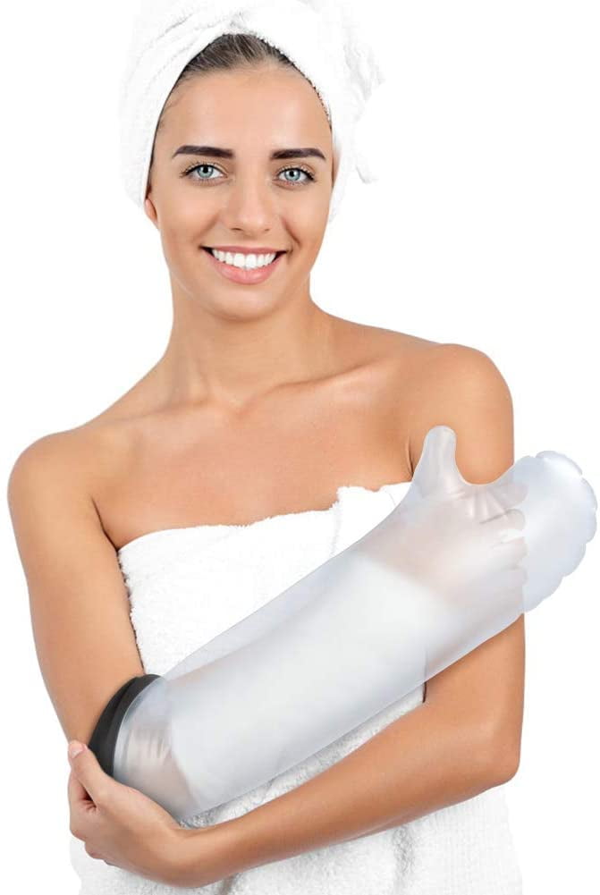Waterproof Cast Cover for Shower Arm Adult Wound Protector for Arm