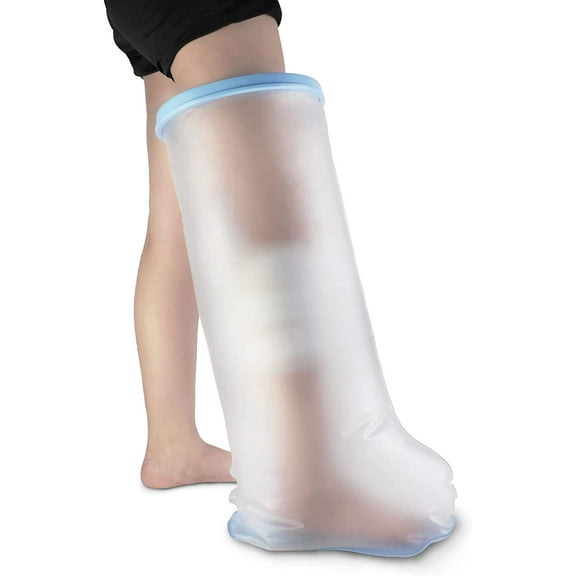 Waterproof Cast Cover for Shower, Bath Sack For Ankle Splint Adult Half Leg Cast Protector for Wounded Foot, Ankle, or Shank