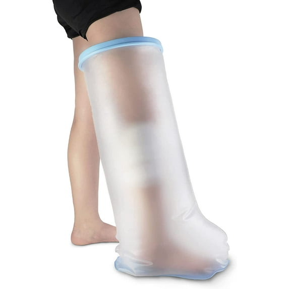 Waterproof Cast Cover for Shower, Bath Sack For Ankle Splint Adult Half Leg Cast Protector for Wounded Foot, Ankle, or Shank