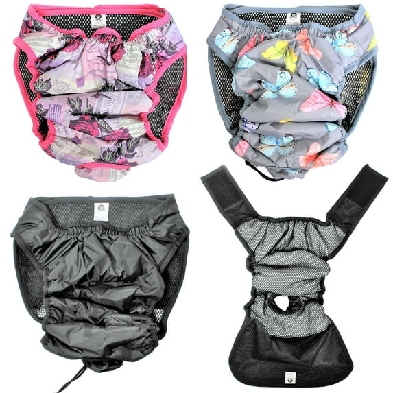 Waterproof Cat Dog Diaper Female Washable Reusable Absorbent Pad Sz XL (waist 20" - 24")