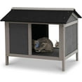 Waterproof Cat House for Outdoor Feeding Station, Insulated Outdoor