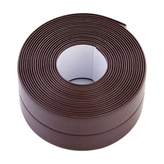 Waterproof Caulk Strip, Multipurpose Caulking Sealant Tape, Self Adhesive Sealing Strip, Easy Install Tape for Bathroom, Kitchen, Toilet And Tile Gap Sealing,Brown