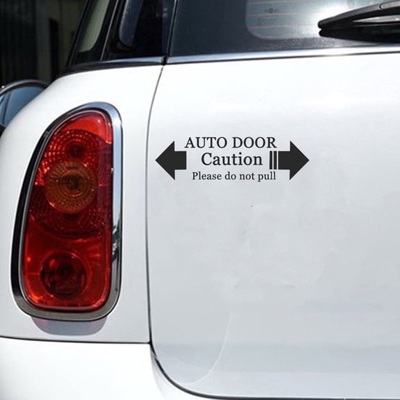 Waterproof Caution Please Do Not Pull Sticker Protect And Personalize Your Car Black Fangkenuo