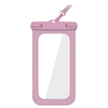 Waterproof Cell Phone Pouch - 100FT Floating Dry Bag with Lanyard, Clear Touchscreen, Fits Up to 6.9" Phones for Beach/Pool/Swimming