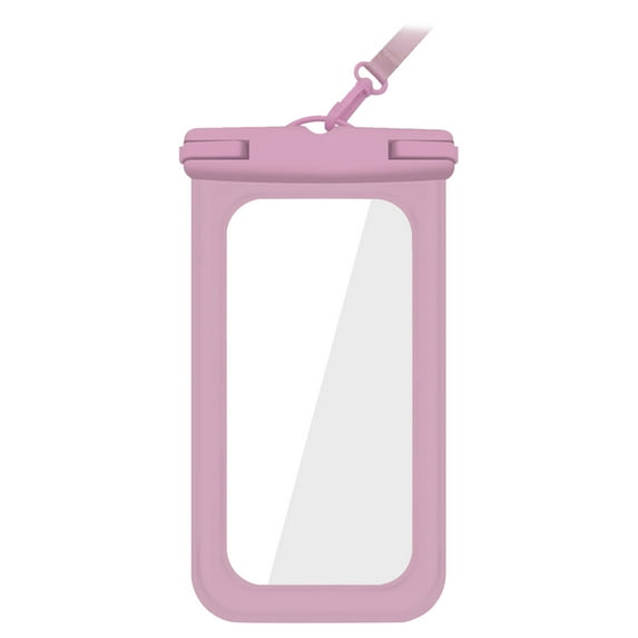 Waterproof Cell Phone Pouch Dry Bag - Underwater Use, Clear Holder, Neck Lanyard, Fits Most Phones for Beach & Pool
