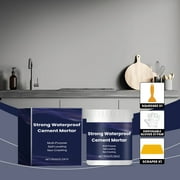 Waterproof Cement Mortar Self Leveling | Fast Drying 2 Hour Cure | Non Cracking High Hardness Concrete Patch Repair for Floor and Wall Leveling | Indoor Outdoor