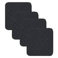 thumbnail image 1 of Waterproof Chair Pads for Incontinence, 4 Pack Reusable Seat Protector Pads 22" x 21", Non-Slip Absorbent Wheelchair Pad Covers, Washable Chair Pads for Adults, Kids & Pets - Black, 1 of 7