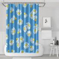 thumbnail image 1 of Waterproof Chamomile Daisy Shower Curtain 72x72 Inch Boho Style Polyester Unique Shower Curtain for Bathroom Hotel Home Decor with 12 Plastic Hooks, 1 of 5