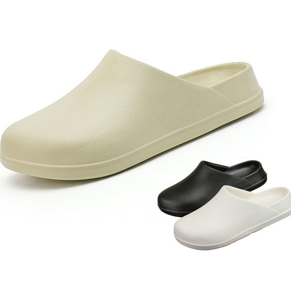 Waterproof Chef Shoes Women Men Non Slip Kitchen Work Shoes Slip-On, Anti-Slip Restaurant Shoes for Women, Comfortable Food Service Shoes with Oil Resistant Sole