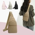 thumbnail image 1 of Waterproof Chest Bag Crossbody Sling Backpack with Multi Pockets, Lightweight Travel Shoulder Bag with Headphone Port for Sports, Hiking, and Daily Use, 1 of 6