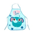thumbnail image 1 of Waterproof Children's Apron with Sleeves, Cartoon Design, 50x39cm, Art & Mealtime Protection, 1 of 8