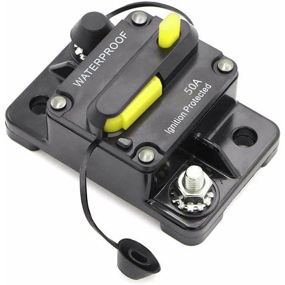 Waterproof Circuit Breaker 12V-48V Dc 30-300 Amp Auxiliary Dc Electrical