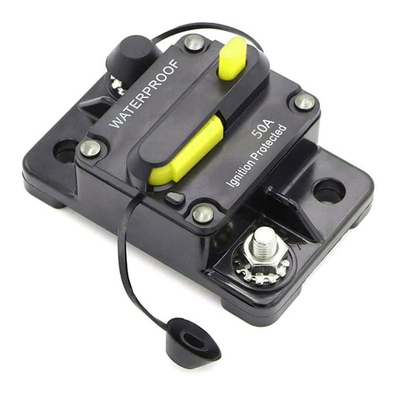 Waterproof Circuit Breaker Heavy Duty Circuit Protector Disconnector for Car Truck Marine Ensure Electrical Safety