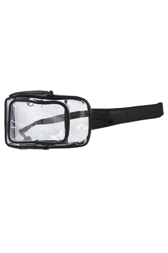 Waterproof Clear Sling Bag Reversible Shoulder Strap Transparent PVC Chest Daypack Backpack for Men Women