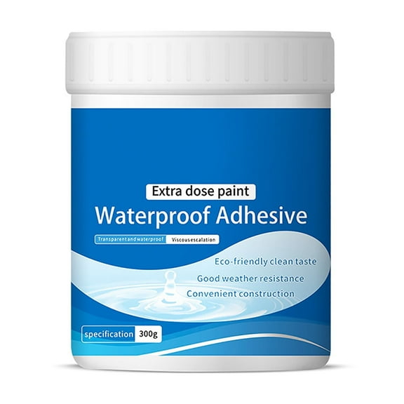 Waterproof Coating, 10oz Waterproof Agent Indoor & Outdoor Sealant Water-Based Clear Sealant Roofs, Walls, Garden, Terraces, Multicolor