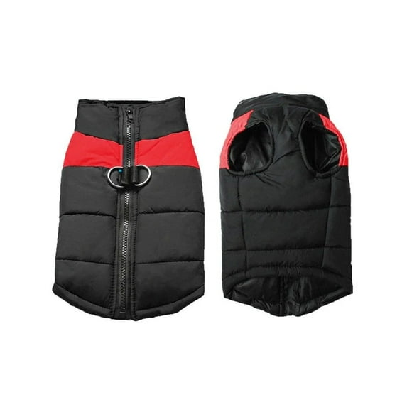 Waterproof Cold Proof Dog Warm Vest Jacket Coat Winter Clothes For Small Medium Large Dogs, Waterproof Cloth Cotton Windproof Warm Pet Jacket With D Buckles Traction