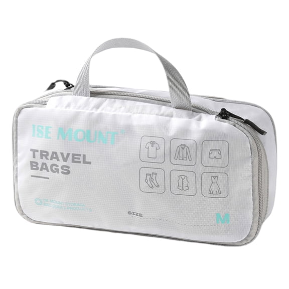 Waterproof Compressible Travel Packing Cube Large Capacity Lightweight Clothes Storage Bag, Size M