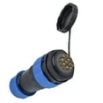 thumbnail image 1 of Waterproof Connector Back Nut IP68 Aviation Power Socket 380V 10A for Cable Wire SP28, 1 of 7