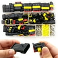 thumbnail image 1 of 352Pcs 1-4 Pin Car Automotive Waterproof Electrical Wire Connector Plug Kit Set, 1 of 10