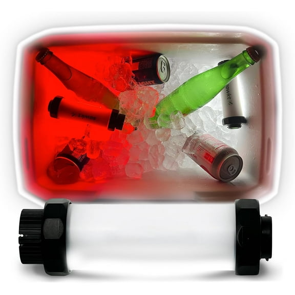 Waterproof Cooler Light - 55 Hours of on One Charge Rechargeable LED Accessories Compatible with , ORCA, and More! Great for Camping, Fishing, Parties & Hunting!
