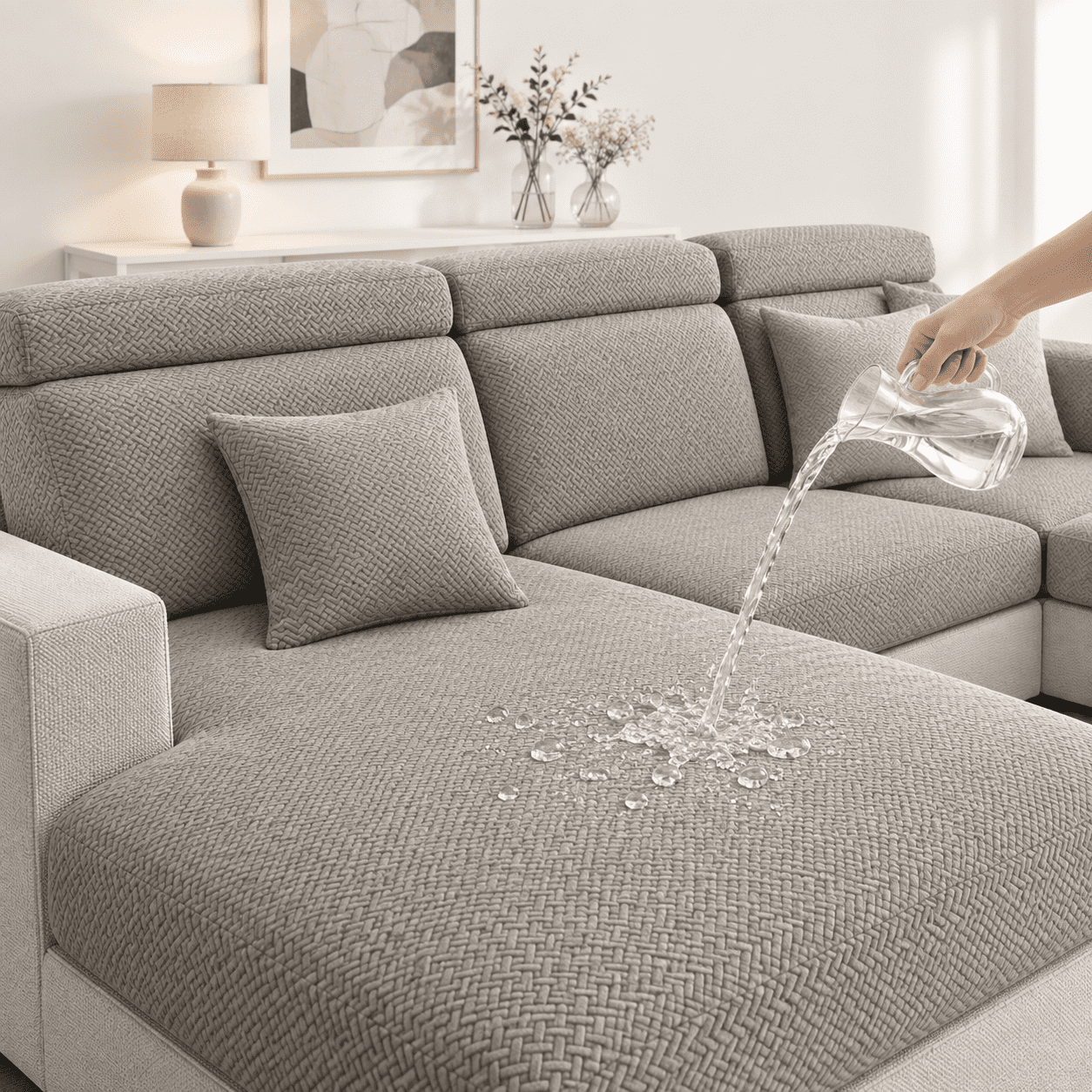 Waterproof Couch Cushion Covers Anti Slip Sofa Slipcovers For Pets ...