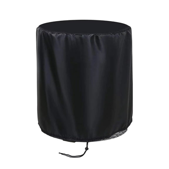 Waterproof Cover For Cool Bar Outdoor Patio Furniture Bathtub Side Table Round Beer Fridge Dust-proof Cover Household Spare Part black