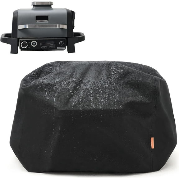 Waterproof Cover for Ninja Woodfire Outdoor Grill, Accessories for Ninja Wood Fire Smoker Grill OG700 Series, Windproof with Elastic Band Closure