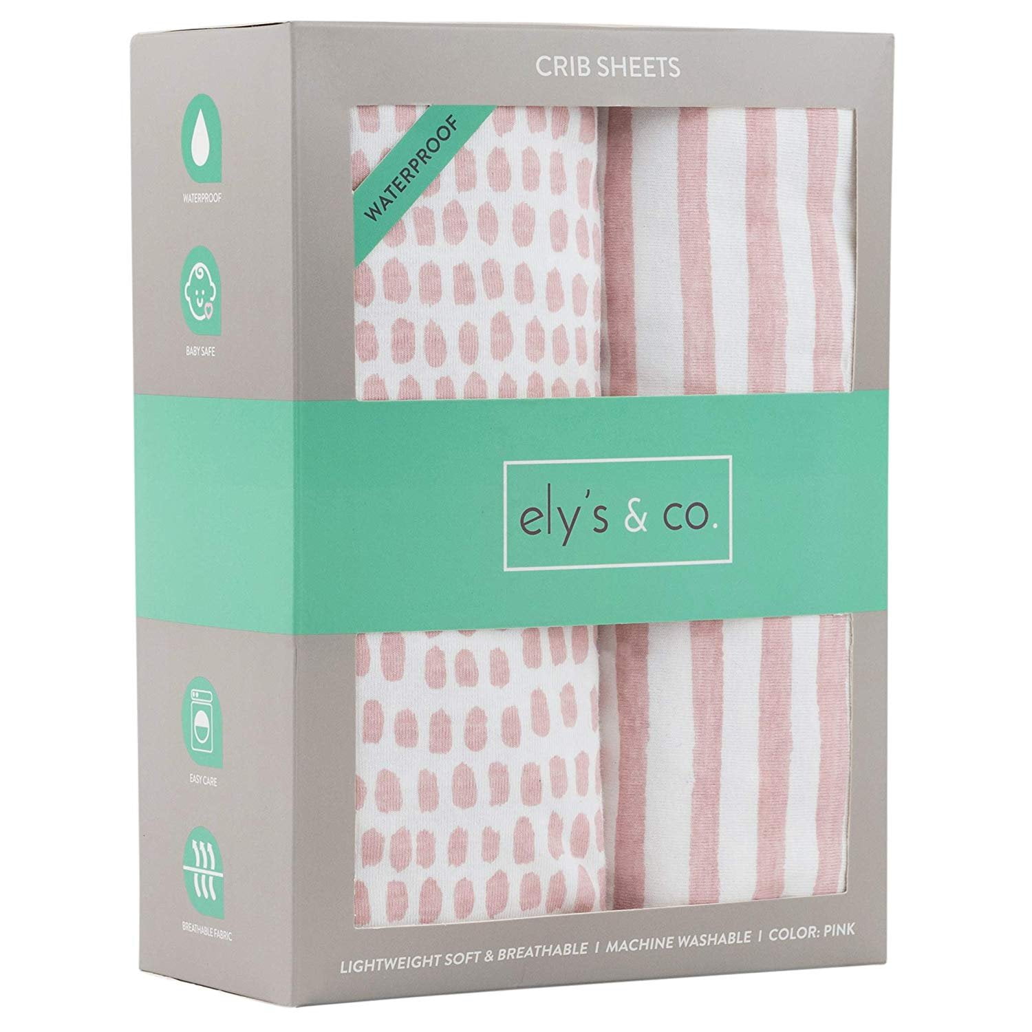 Mauve Waterproof Crib Sheet Mauve Waterproof Crib Sheet