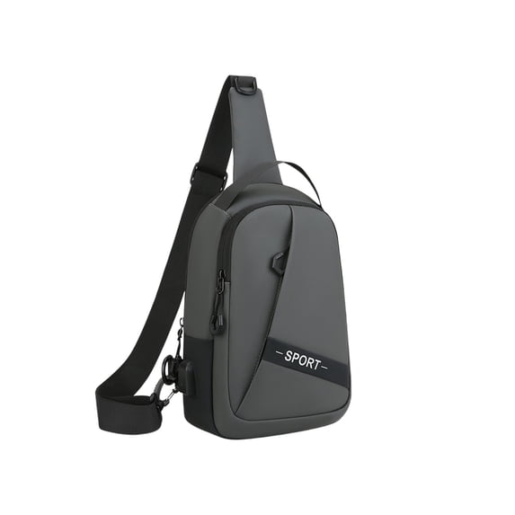 Waterproof Crossbody Bag, Multifunctional Chest Backpack, Lightweight Design with Ample Storage, Ideal for Sports and Outdoor Activities, Perfect for Men