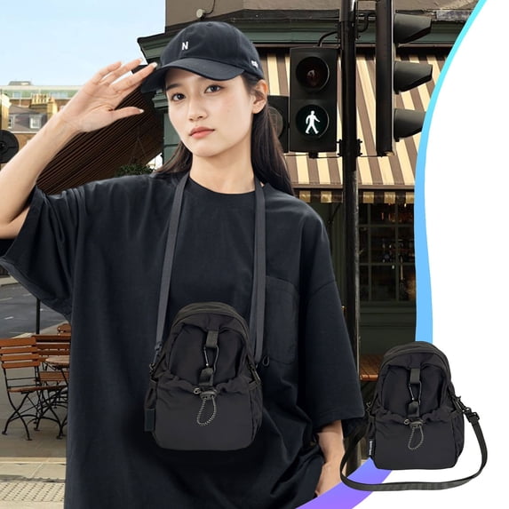 Waterproof Crossbody Shoulder Bag, Large Capacity for Daily Commute or Travel, Lightweight and Durable with Multiple Pockets for Tablets and Essentials
