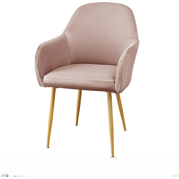 Waterproof Curved Back Chair Covers Modern with Armrest, Stretch Accent Dining Room Chairs Covers Slipcovers, Office Desk Chair Covers, Swivel Armchair Cover Protector for Vanity Living Room