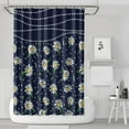 thumbnail image 1 of Waterproof Cute Boho Daisy Shower Curtain 72x72 Inch Boho Style Polyester Unique Shower Curtain for Bathroom Hotel Home Decor with 12 Plastic Hooks, 1 of 5