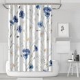thumbnail image 1 of Waterproof Cute Boho Daisy Shower Curtain 72x72 Inch Boho Style Polyester Unique Shower Curtain for Bathroom Hotel Home Decor with 12 Plastic Hooks, 1 of 5