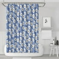 thumbnail image 1 of Waterproof Cute Boho Daisy Shower Curtain 72x72 Inch Boho Style Polyester Unique Shower Curtain for Bathroom Hotel Home Decor with 12 Plastic Hooks, 1 of 5