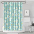 thumbnail image 1 of Waterproof Cute Boho Daisy Shower Curtain 72x72 Inch Boho Style Polyester Unique Shower Curtain for Bathroom Hotel Home Decor with 12 Plastic Hooks, 1 of 5