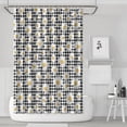 thumbnail image 1 of Waterproof Cute Boho Daisy Shower Curtain 72x72 Inch Boho Style Polyester Unique Shower Curtain for Bathroom Hotel Home Decor with 12 Plastic Hooks, 1 of 5