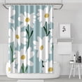 thumbnail image 1 of Waterproof Cute Boho Daisy Shower Curtain 72x72 Inch Boho Style Polyester Unique Shower Curtain for Bathroom Hotel Home Decor with 12 Plastic Hooks, 1 of 5