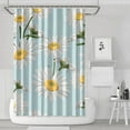thumbnail image 1 of Waterproof Cute Boho Daisy Shower Curtain 72x72 Inch Boho Style Polyester Unique Shower Curtain for Bathroom Hotel Home Decor with 12 Plastic Hooks, 1 of 5
