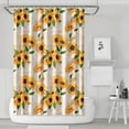 thumbnail image 1 of Waterproof Cute Sunflower Colorful Shower Curtain 72x72 Inch Boho Style Polyester Unique Shower Curtain for Bathroom Hotel Home Decor with 12 Plastic Hooks, 1 of 5